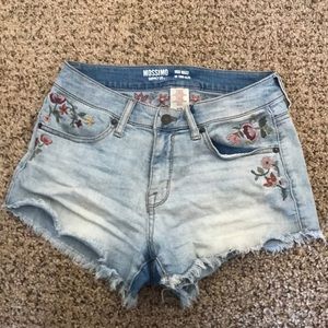 Mossimo high rise denim shorts